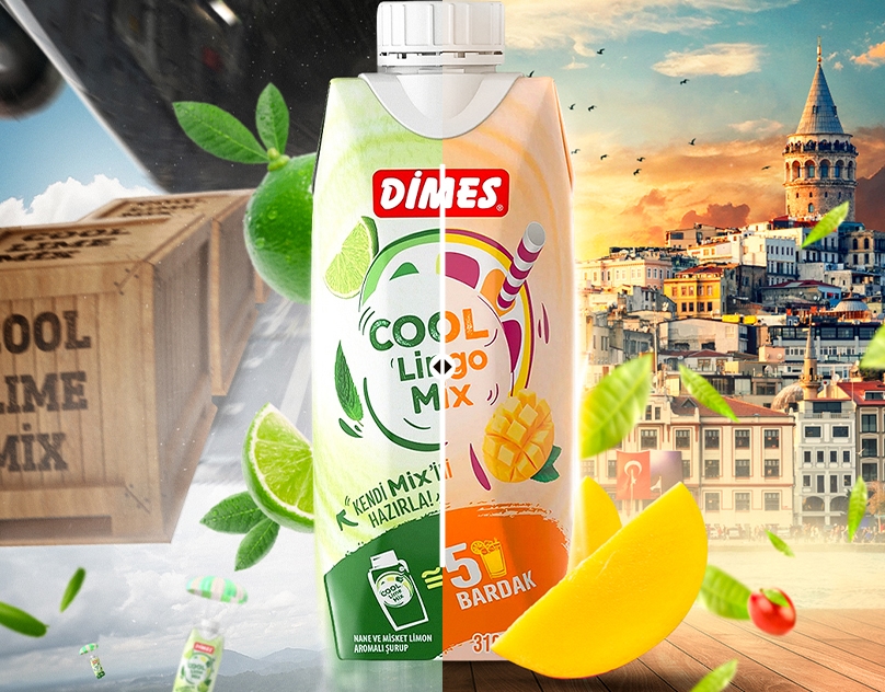 Lime Mix - Mango Mix Konsept Ürün Manipülasyon Tasarım