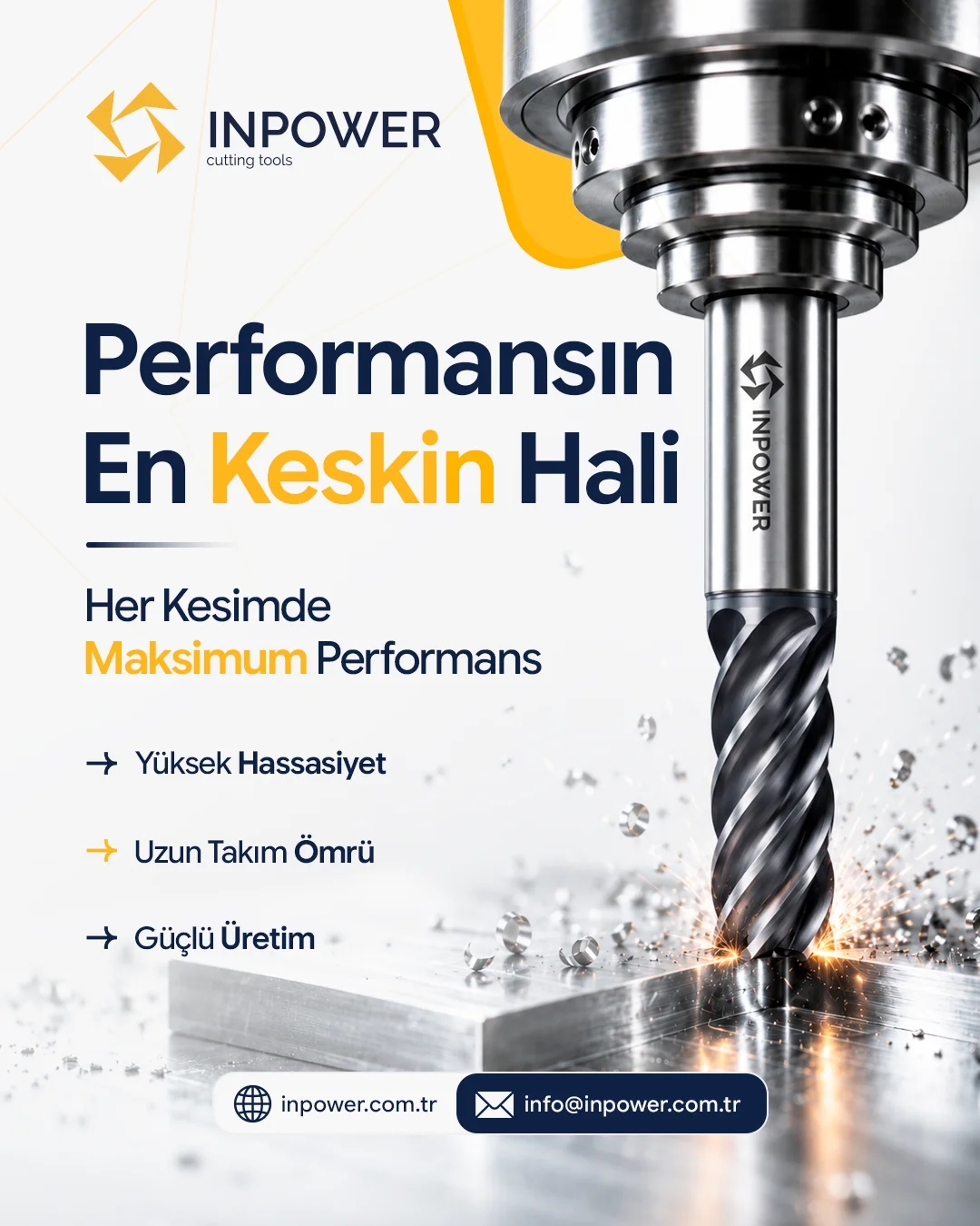 Inpower Cut Tools Sosyal Medya Tasarımı