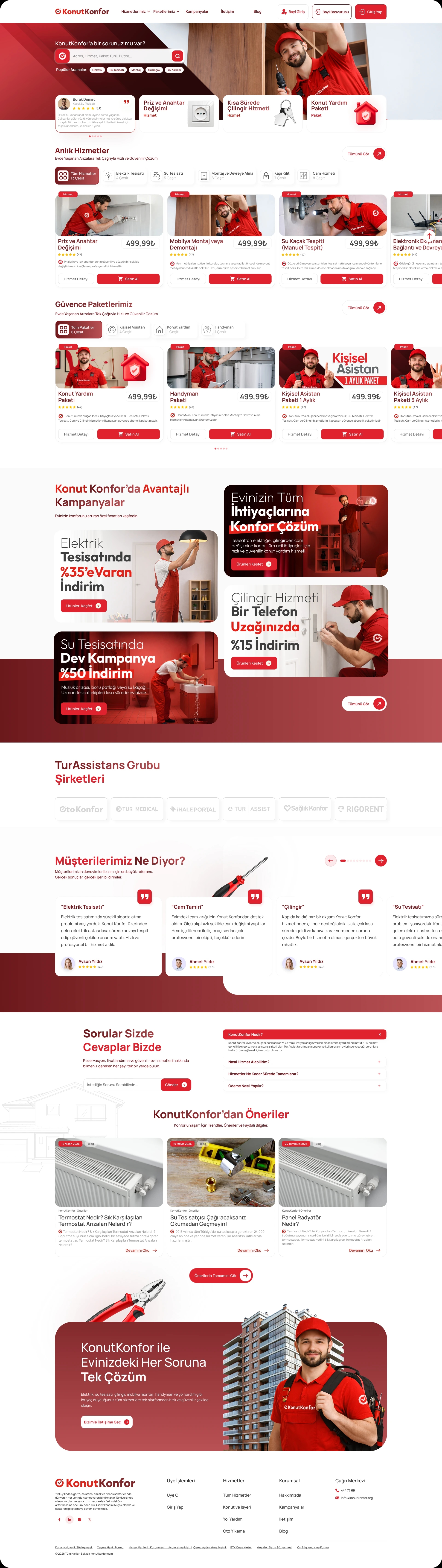 KonutKonfor Web Sitesi