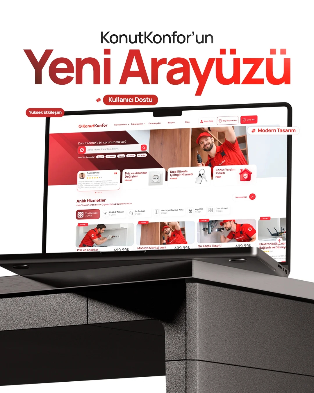 KonutKonfor Web Site UI/UX Design