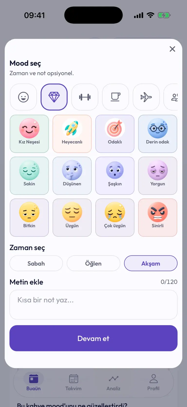Zaman ve kısa not