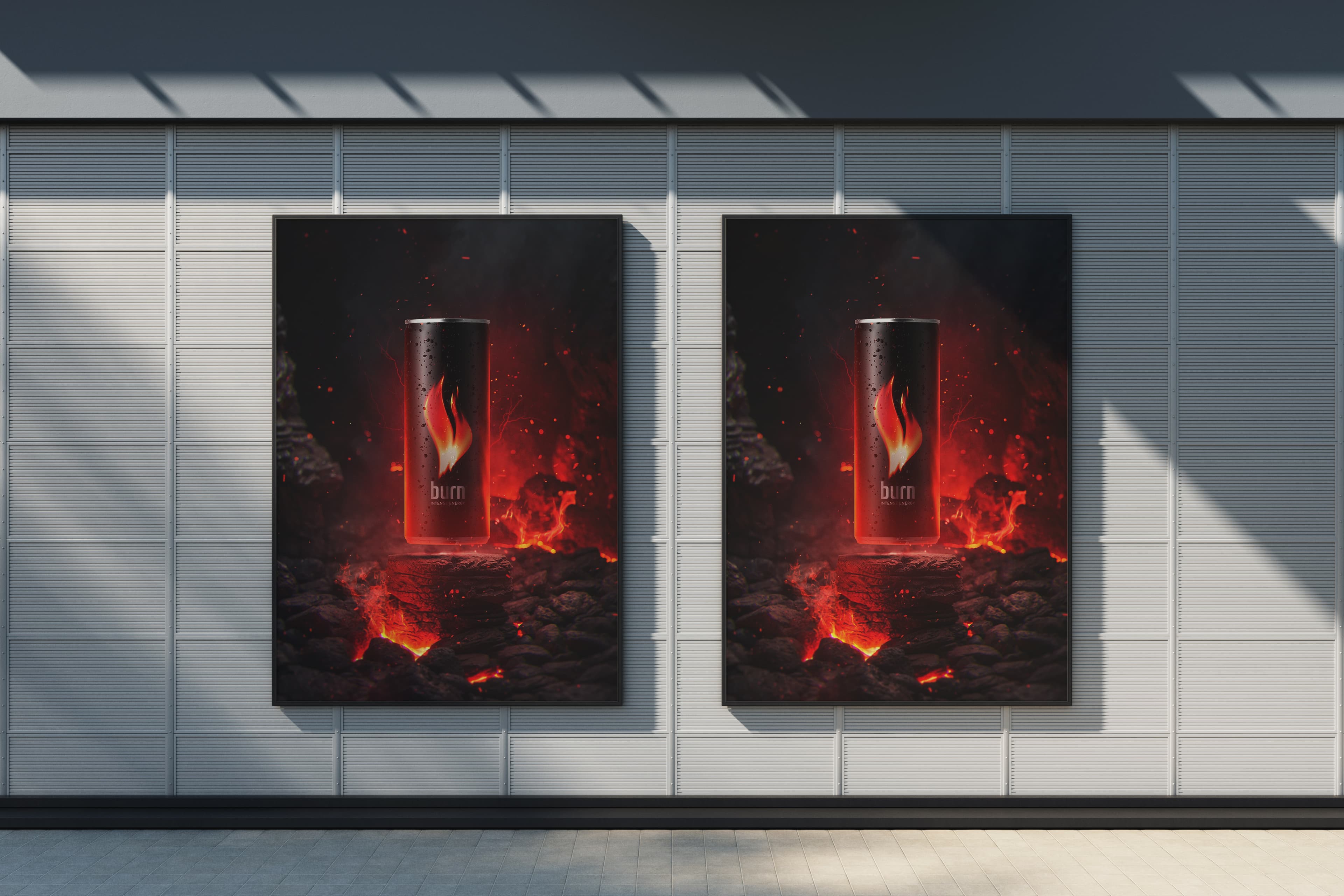 Burn Energy Drink Concept Product Manipulation 4