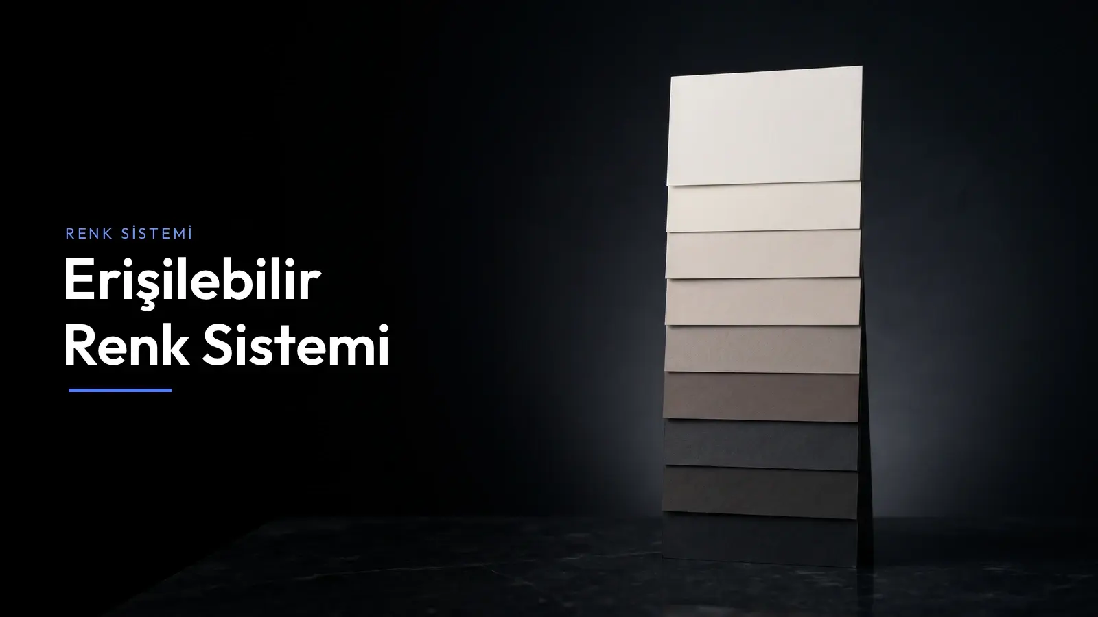 Erişilebilir arayüzler için renk, kontrast ve token sistemi