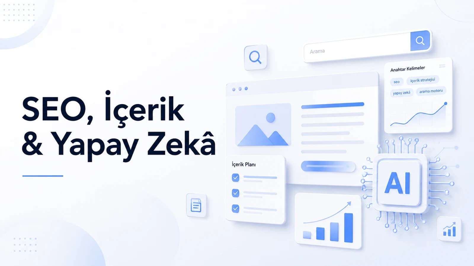 Yapay zekâ arama çağında tasarım portfolyosu SEO rehberi