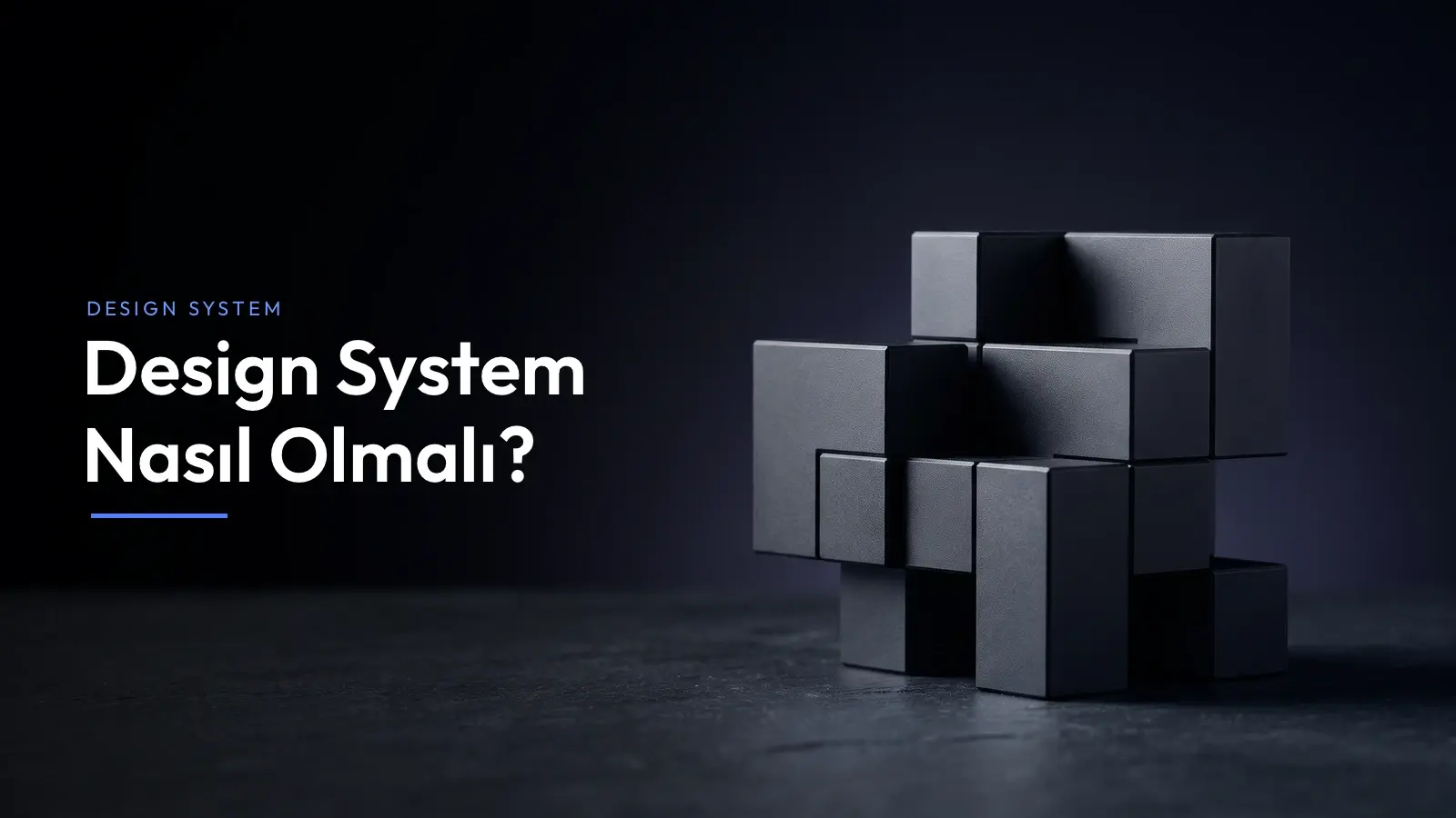 Token, bileşen, dokümantasyon ve yönetişimden oluşan design system