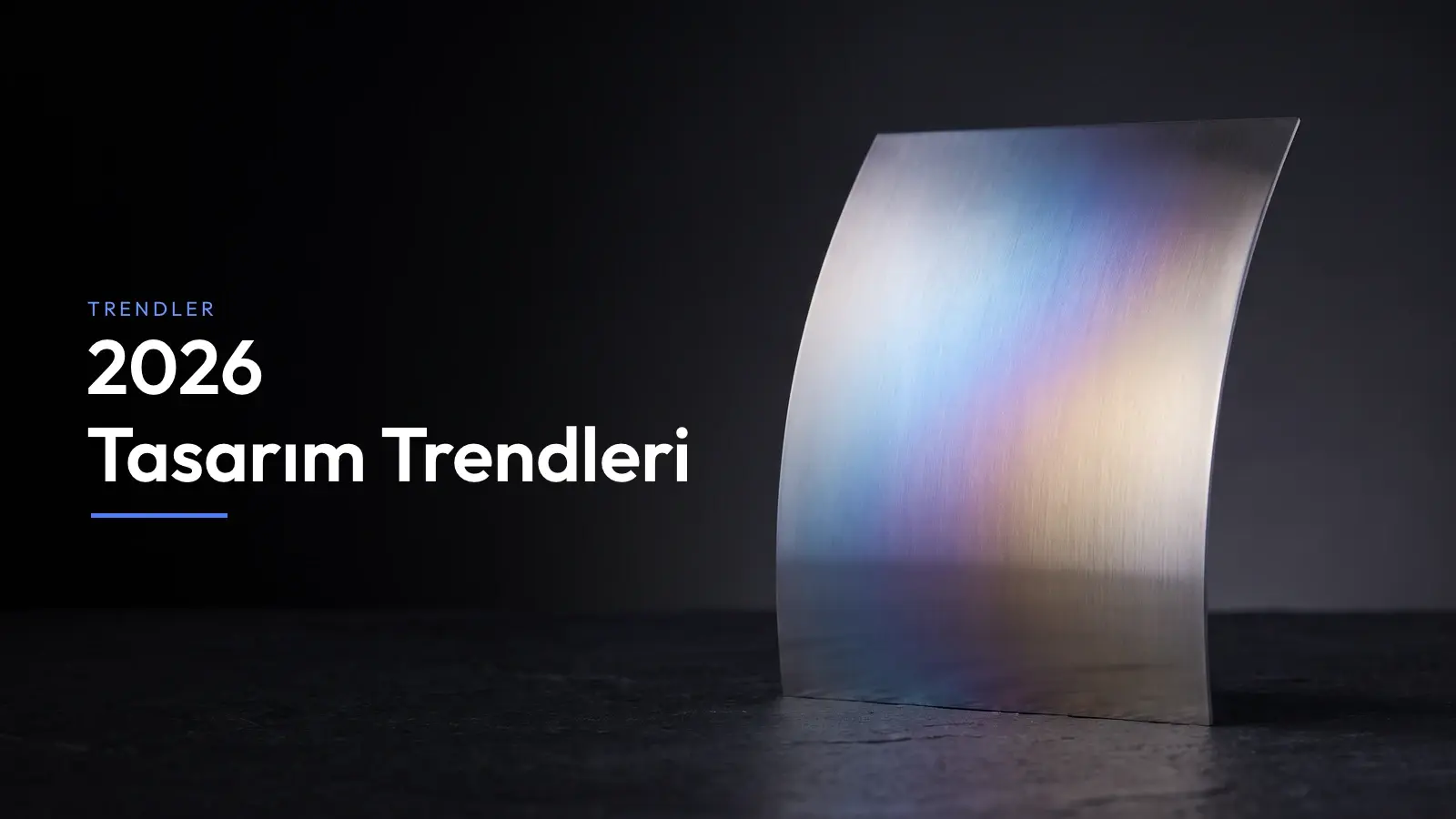 2026 tasarım trendlerinde motion, yapay zeka, 3D ve tipografi