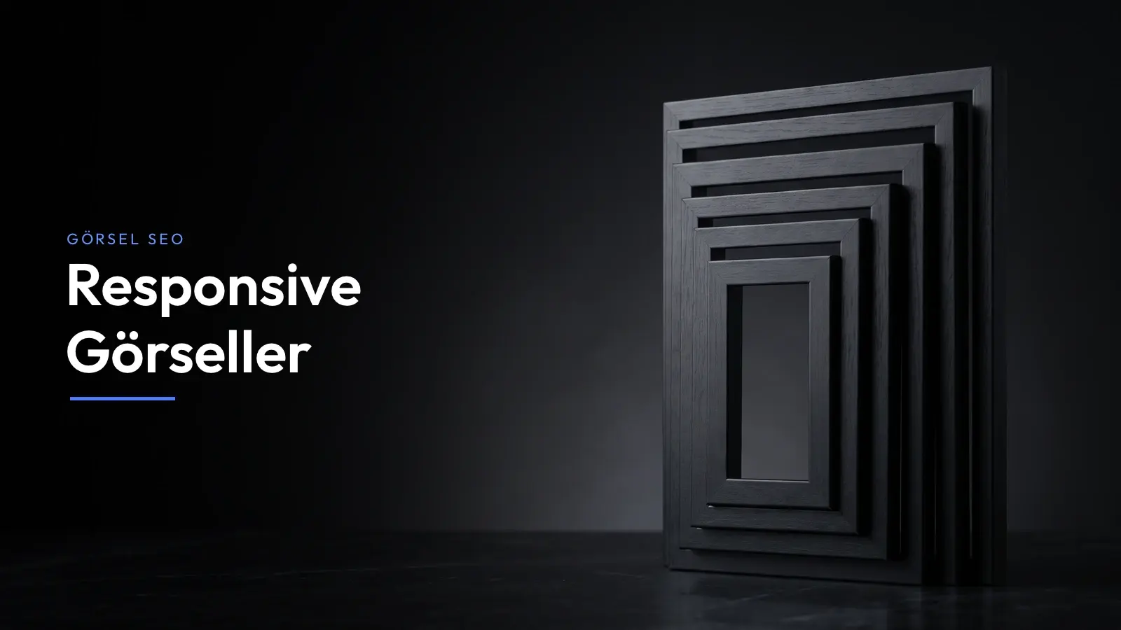 Responsive portfolio görselleri ve görsel SEO sistemi
