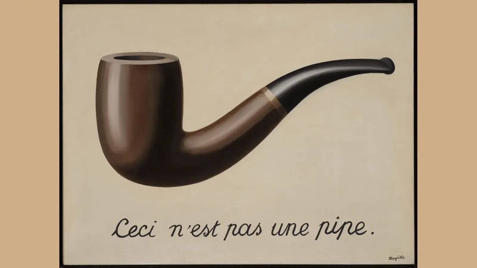 Magritte’nin İmgelerin İhaneti eserindeki orijinal pipo ve sözcük ilişkisi
