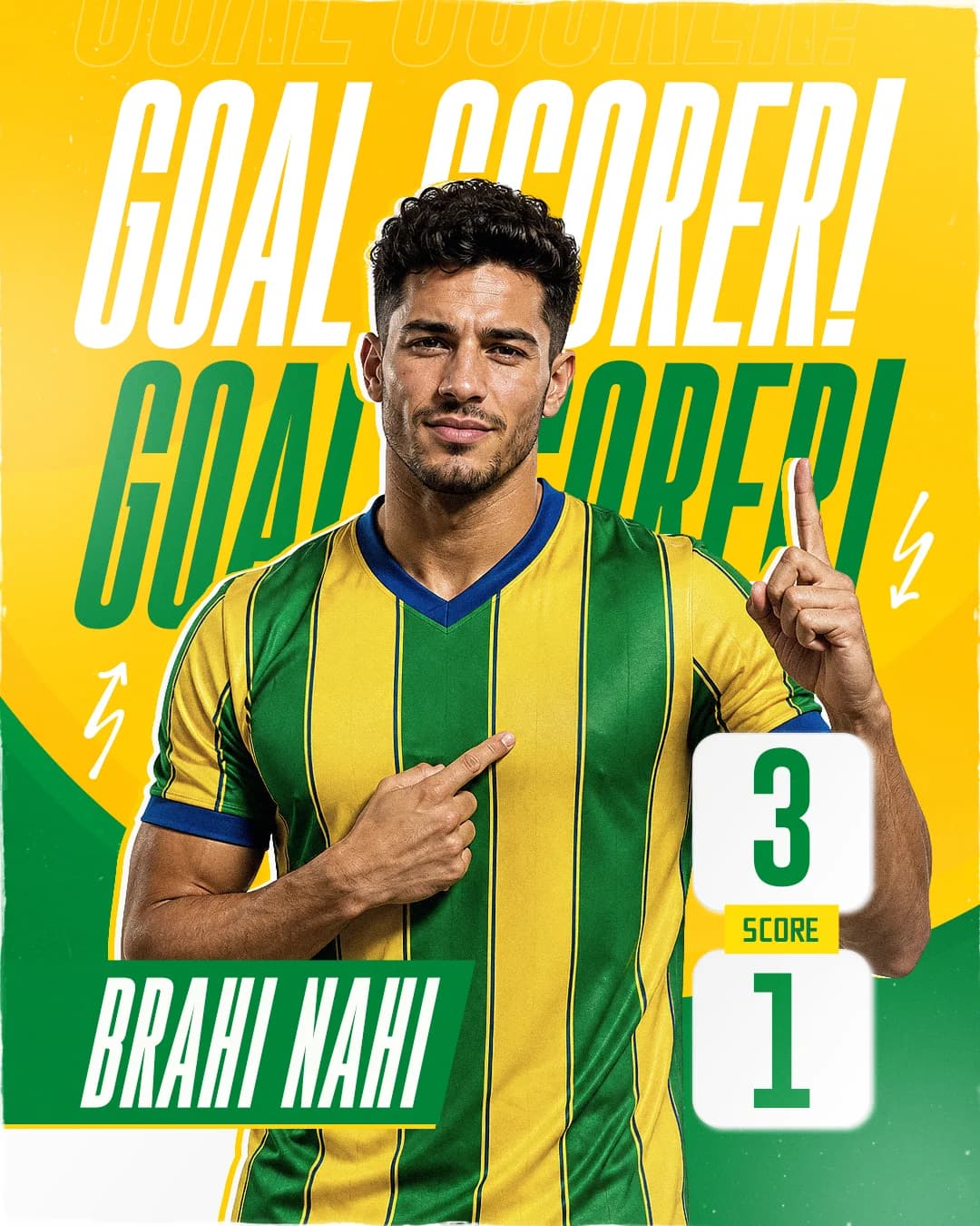 World Cup Brasil Theme Instagram Post Template 3