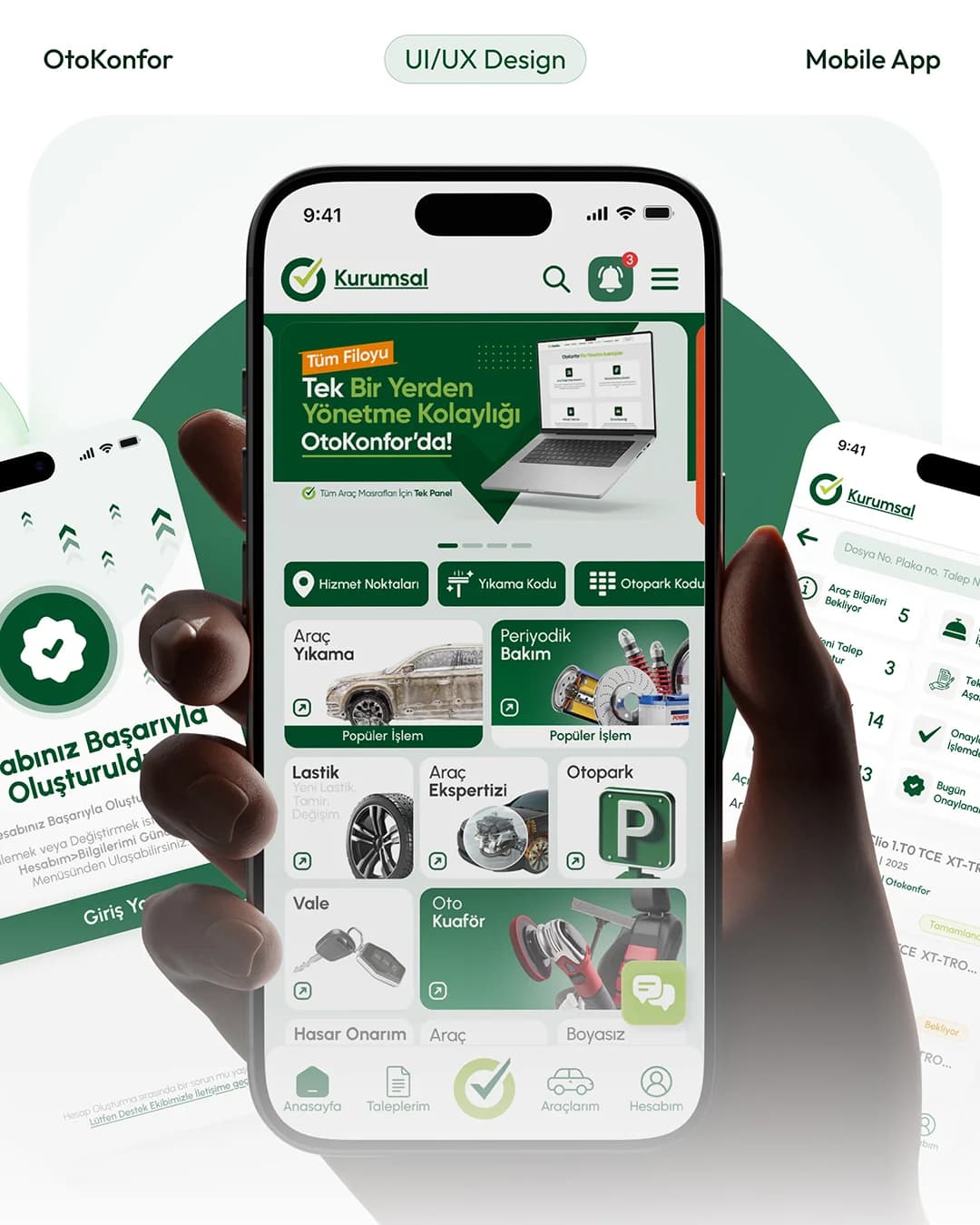 OtoKonfor Mobile App cover