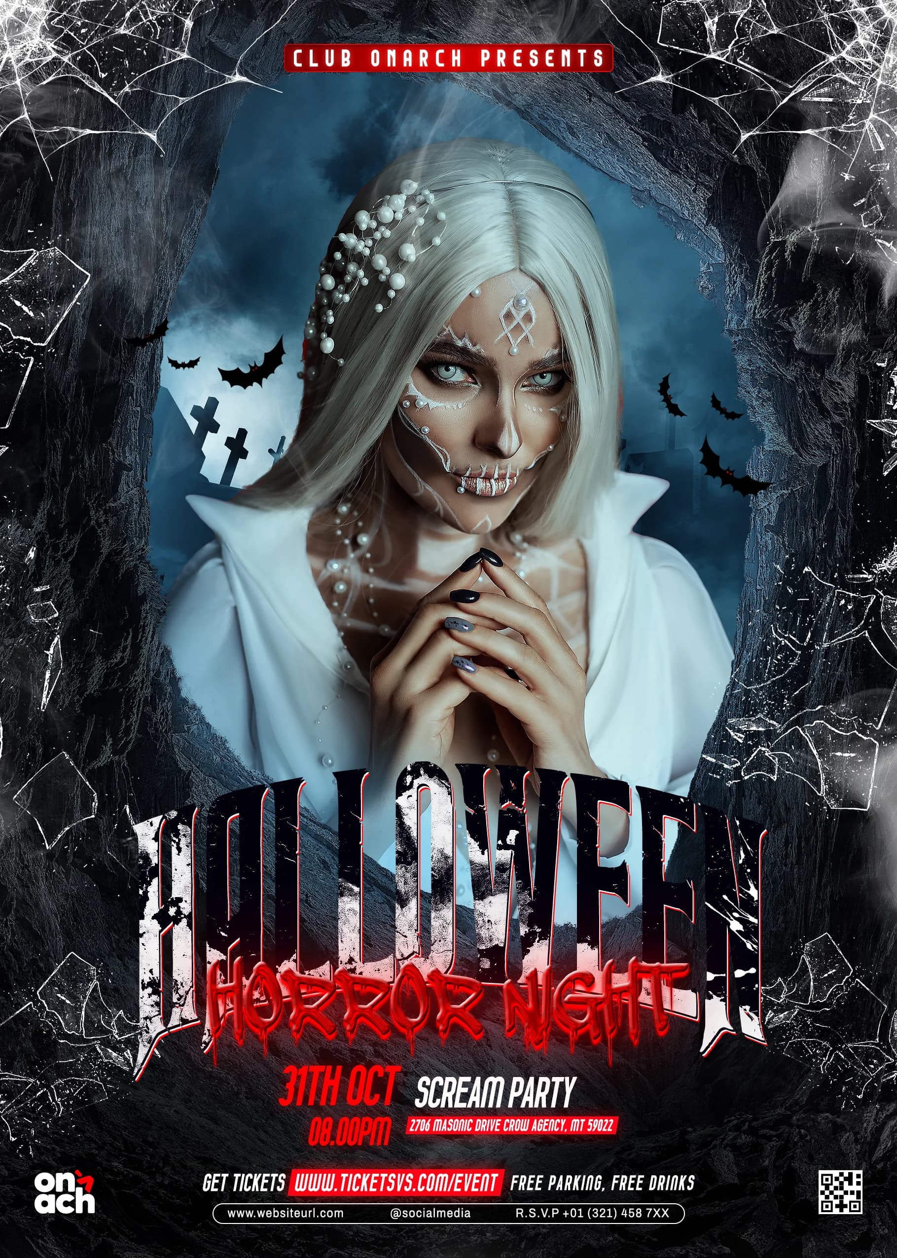 Halloween Horror Night Scream Party cover