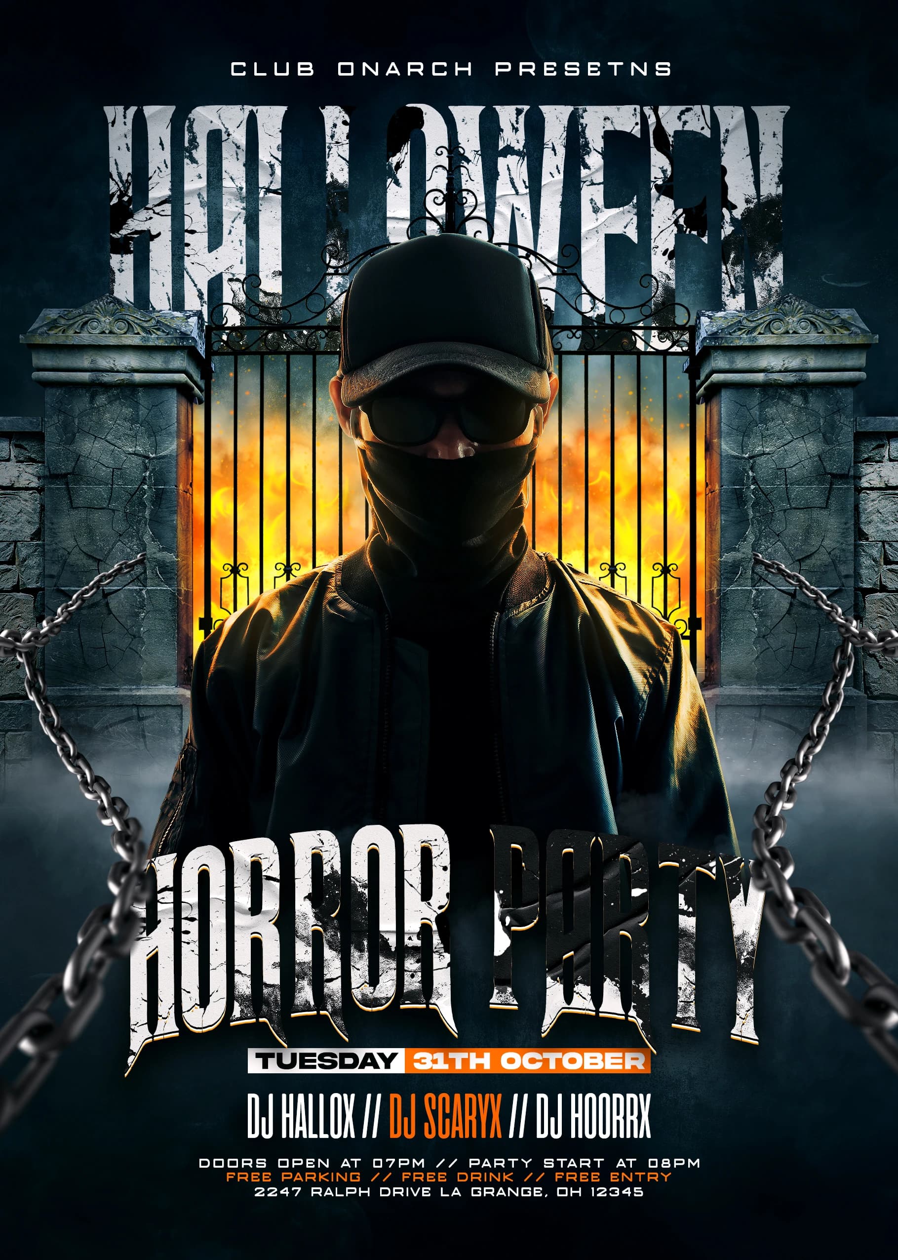 Halloween Horror Party Tuesday cover