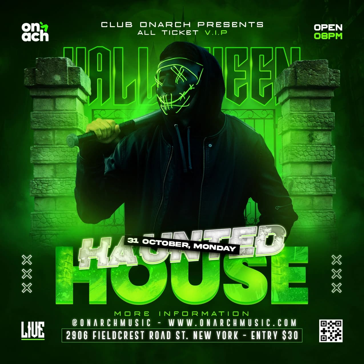 Haunted House Halloween Party cover
