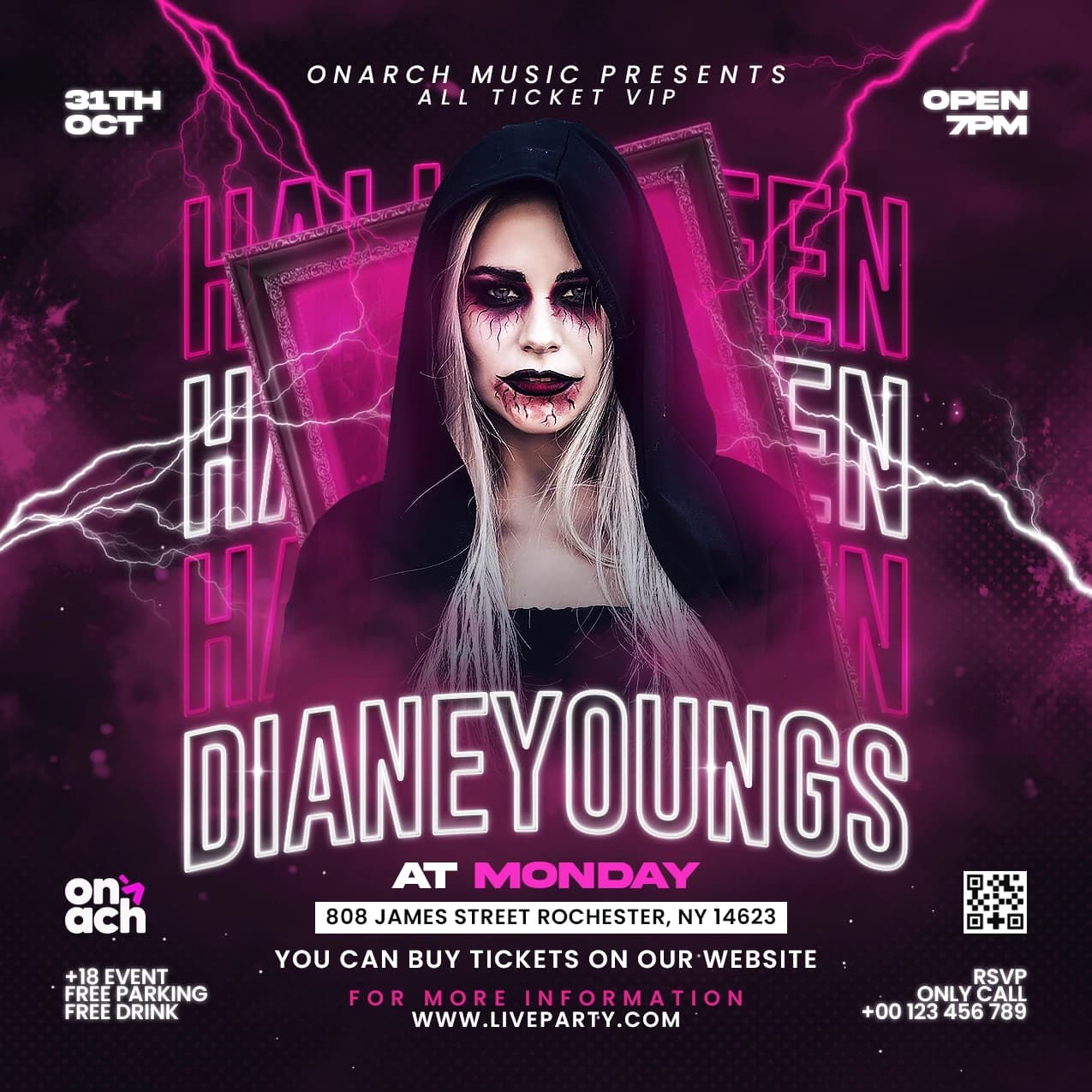 Diane Youngs at Monday cover