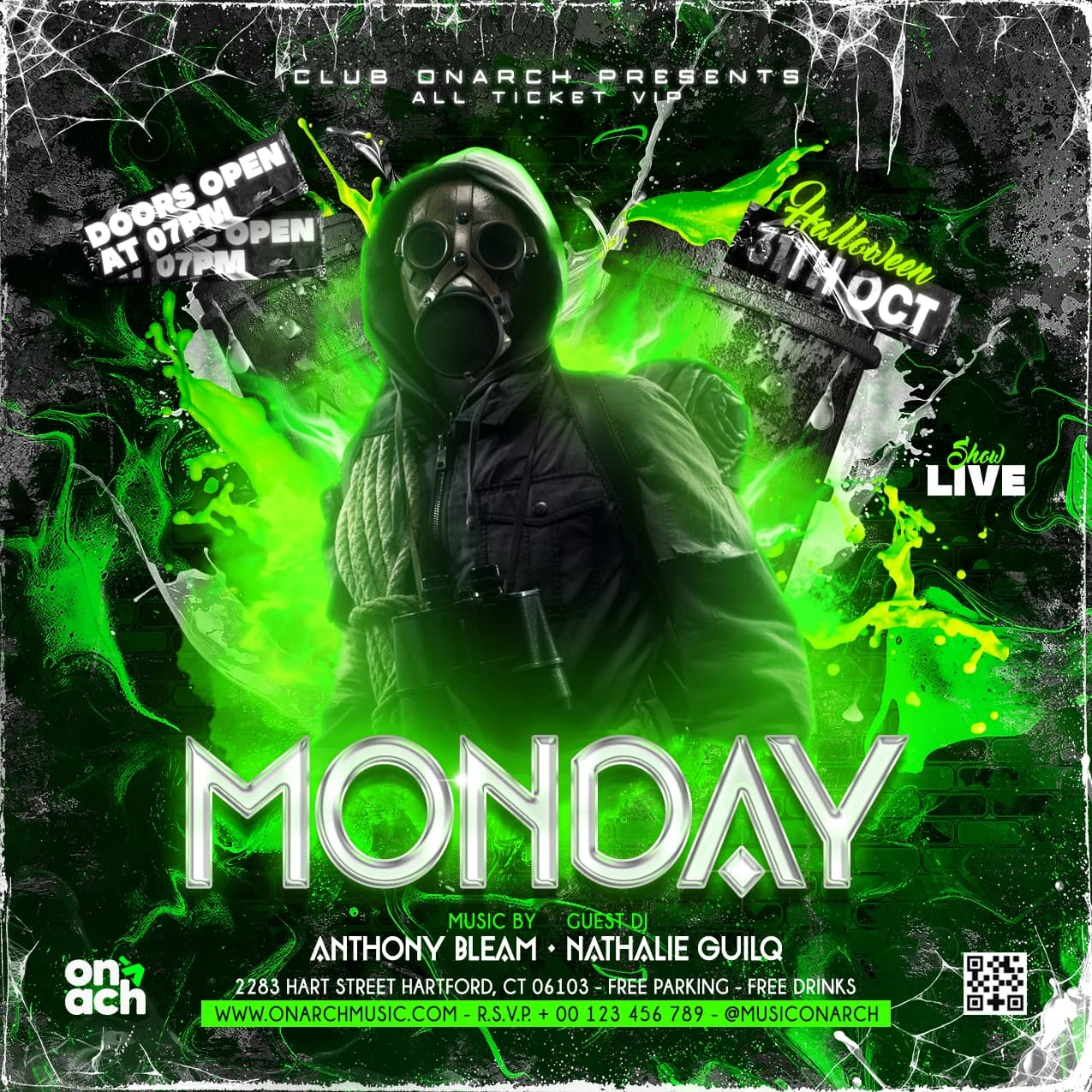 Monday Halloween Party cover