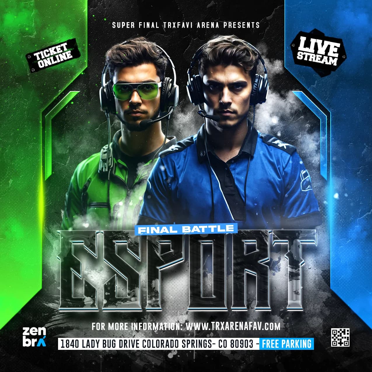 E-Sport Final Duo Flyer cover