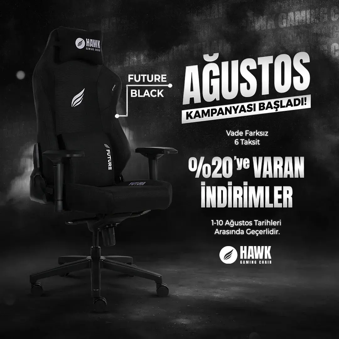 Hawk Gaming Chair için gerçek kampanya tasarımı