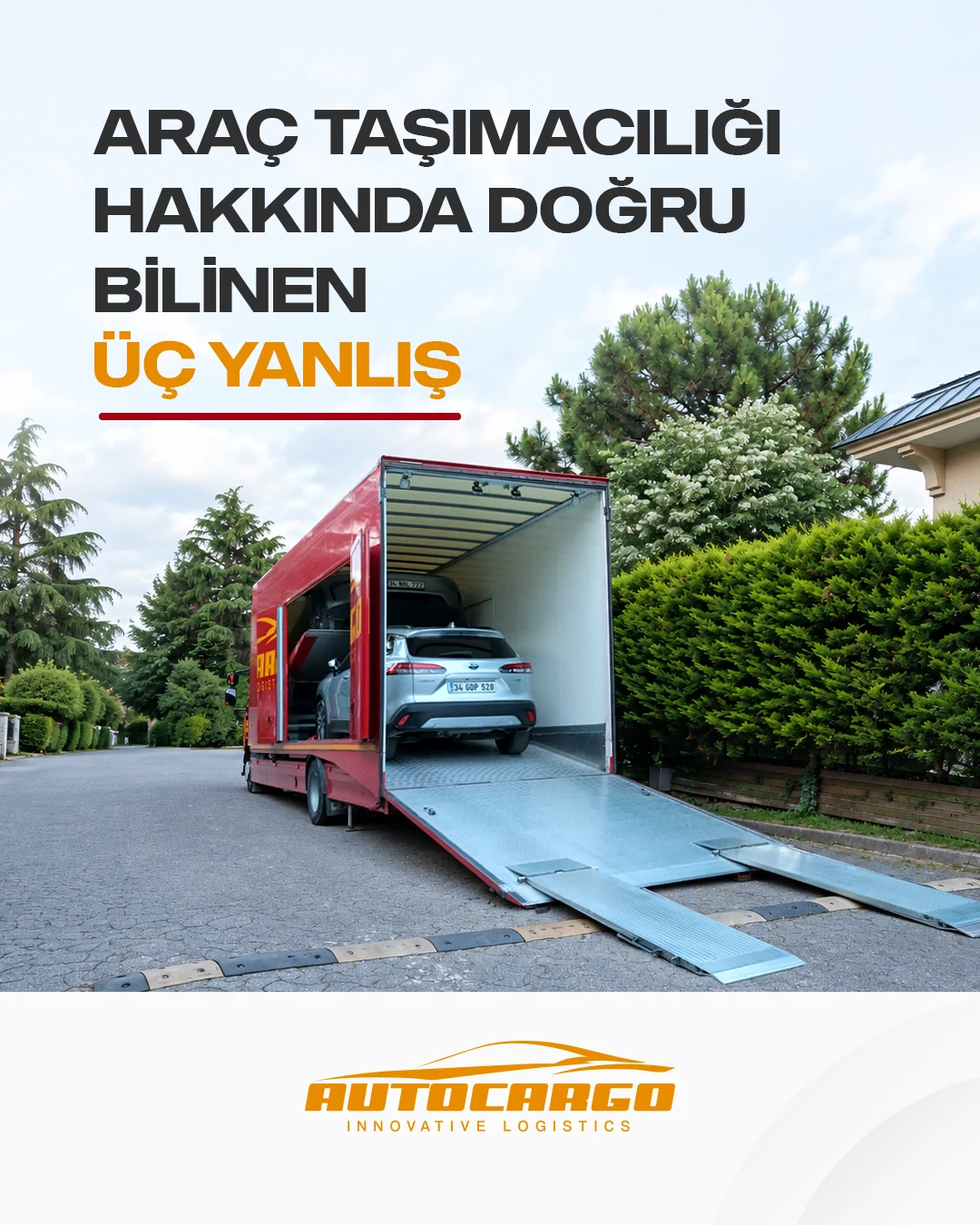 AutoCargo araç taşımacılığı hakkında doğru bilinen üç yanlışı tanıtan carousel kapağı
