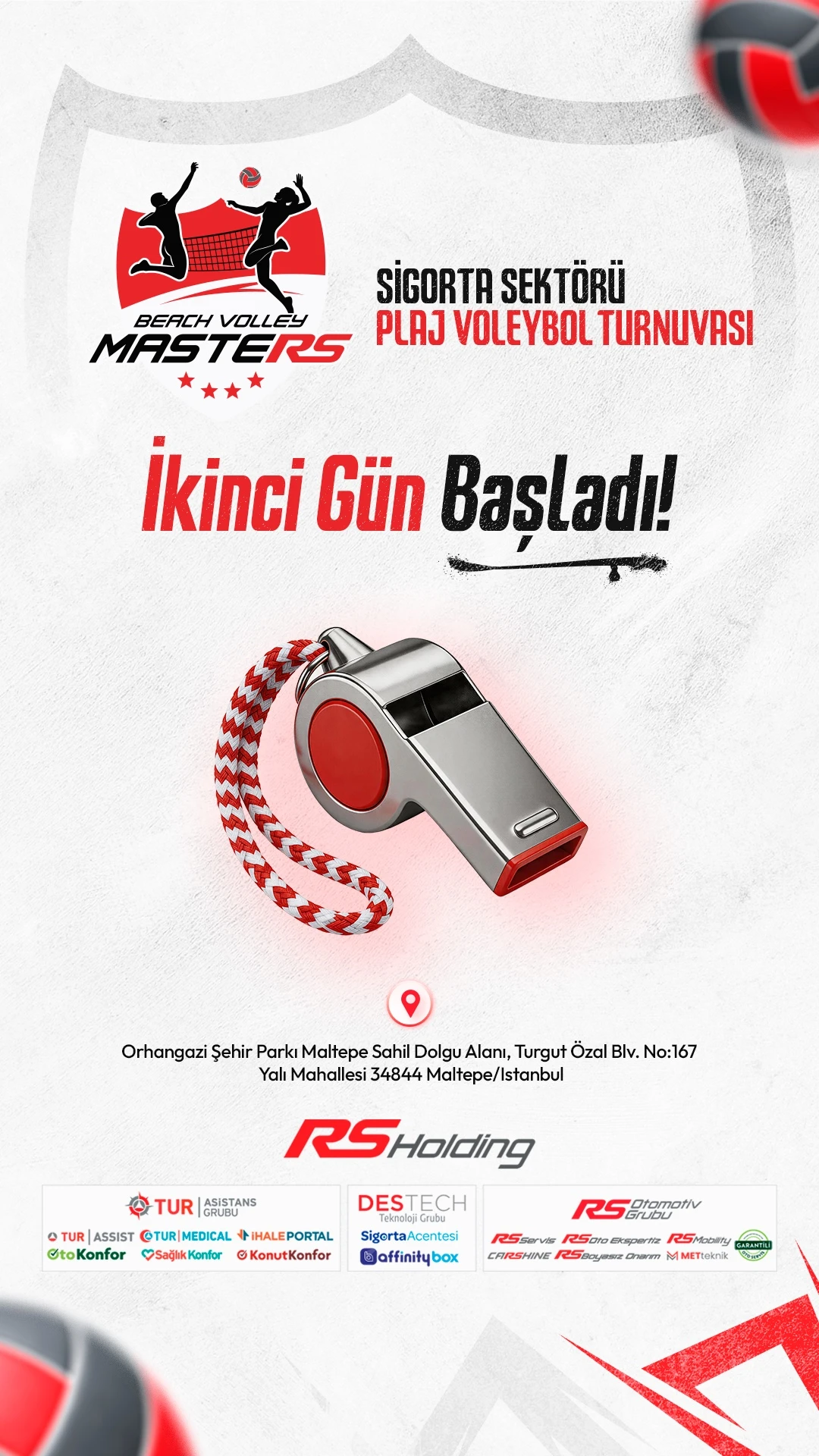 Beach Volley Masters story tasarımı: İkinci gün başladı