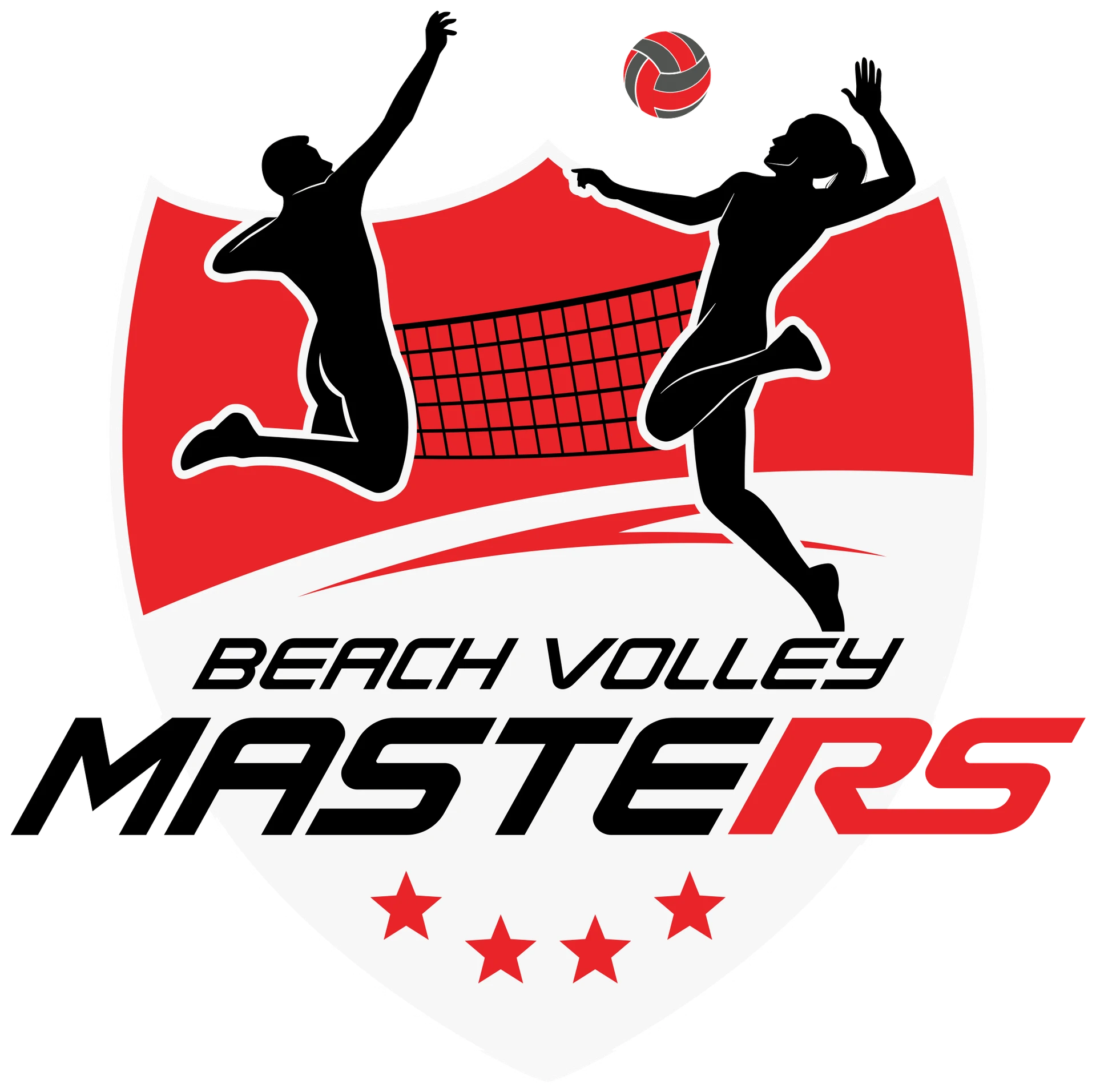 Beach Volley Masters logosunun gri zemindeki kullanımı