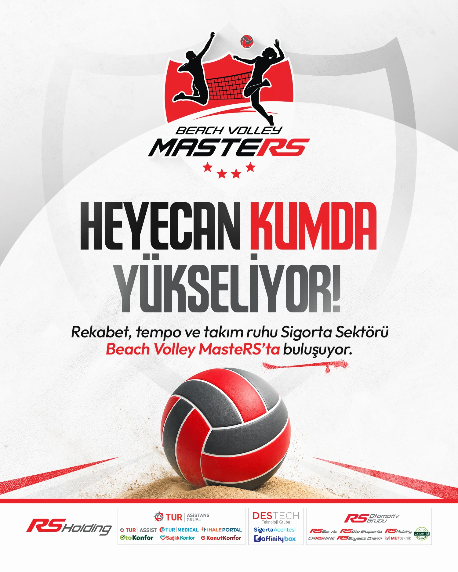 Beach Volley Masters 2026 sosyal medya duyuru tasarımı 3