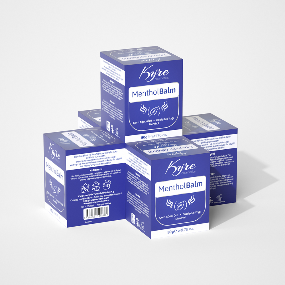 Kyre Menthol Balm Package collage 1