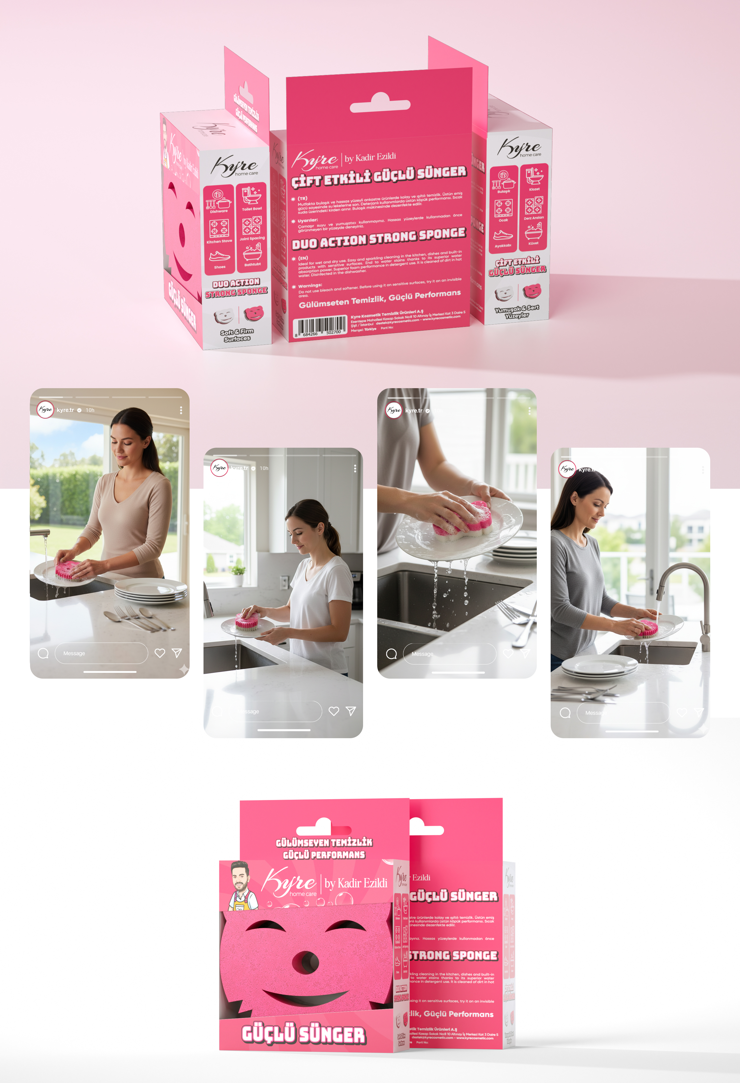 Güçlü Sünger Package Design preview