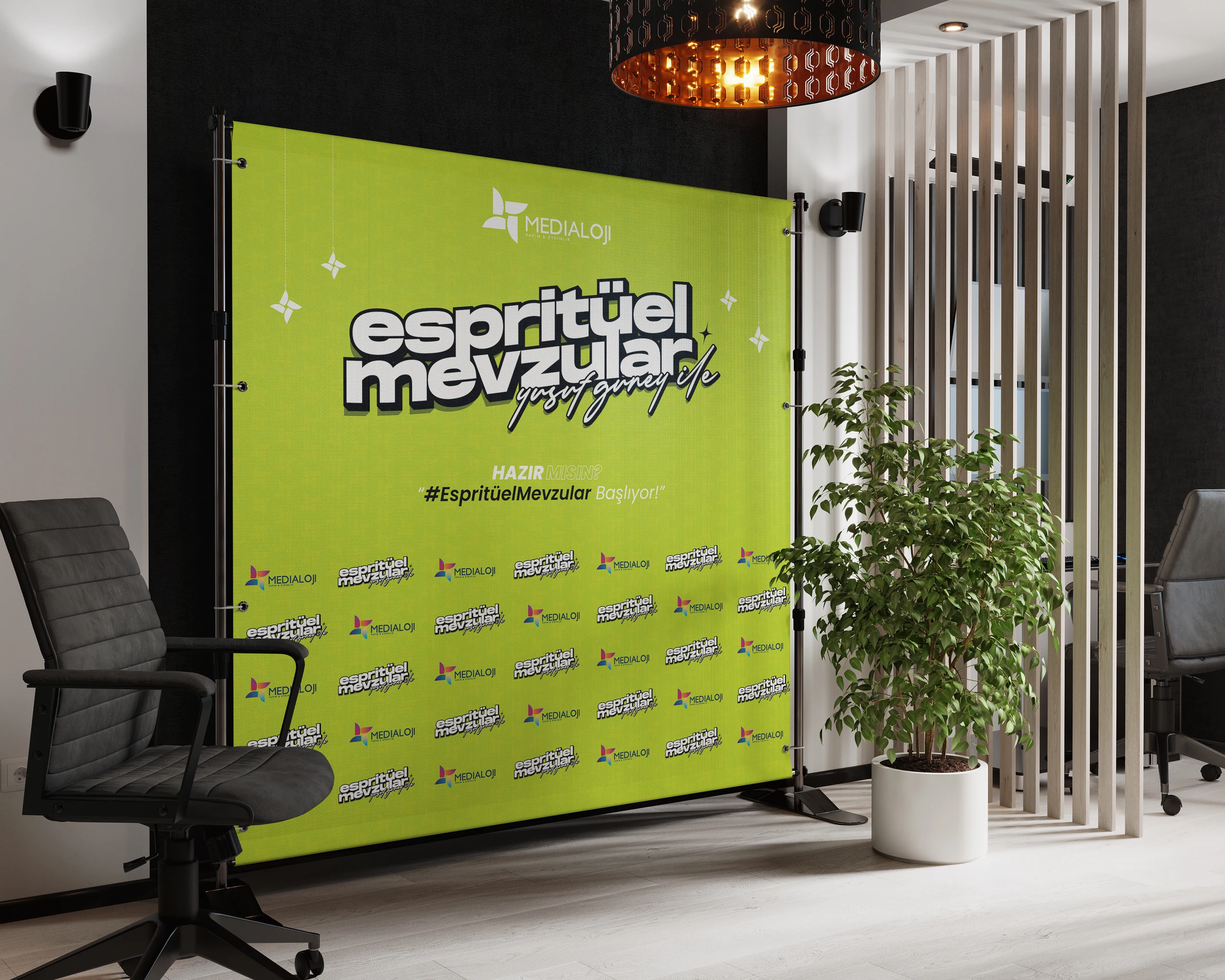 Yusuf Güney ile Espritüel Mevzular Youtube Programı square key visual
