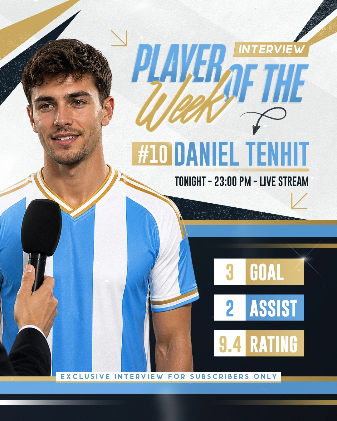 World Cup Argentine Theme Instagram Post Template preview 3