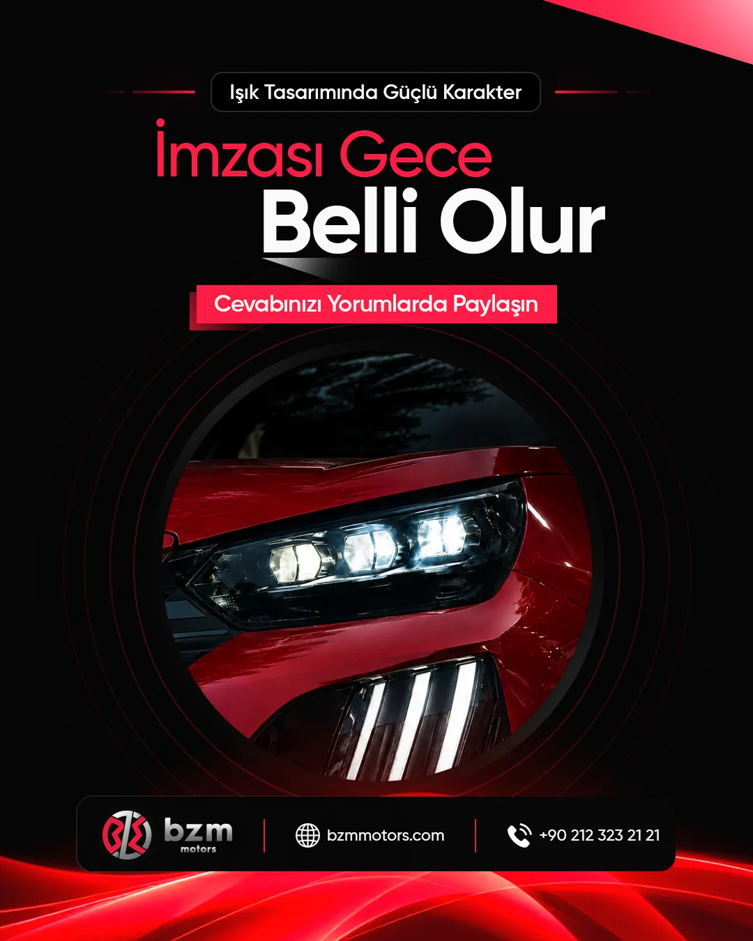 BZM Motors sosyal medya tasarımı 1