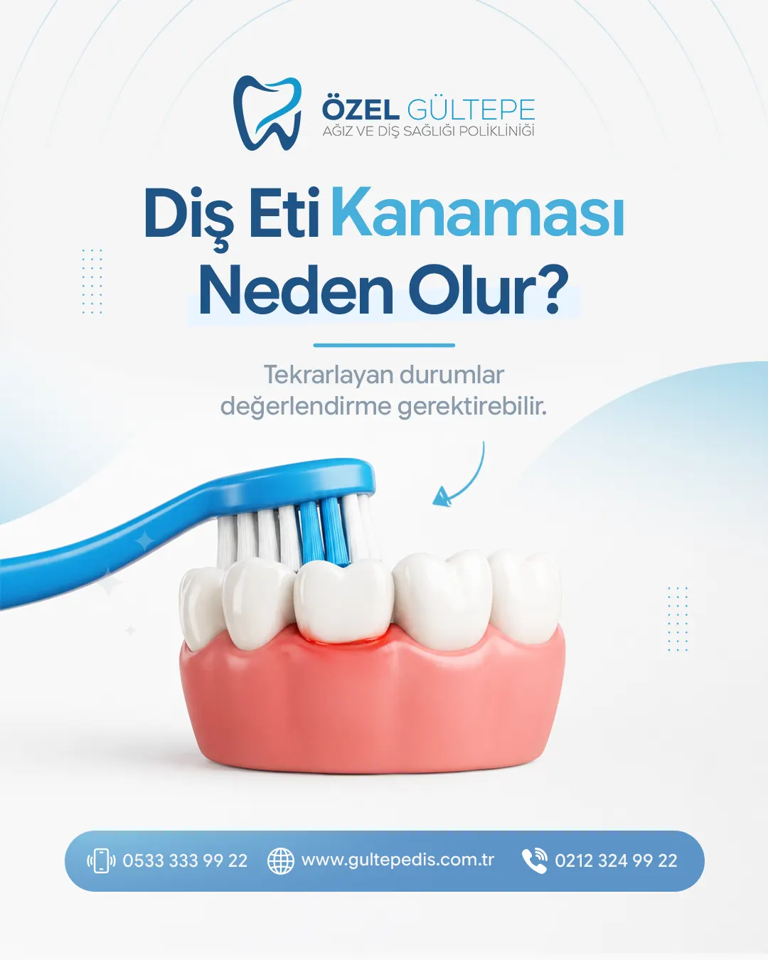 Özel Gültepe Diş sosyal medya tasarımı 5