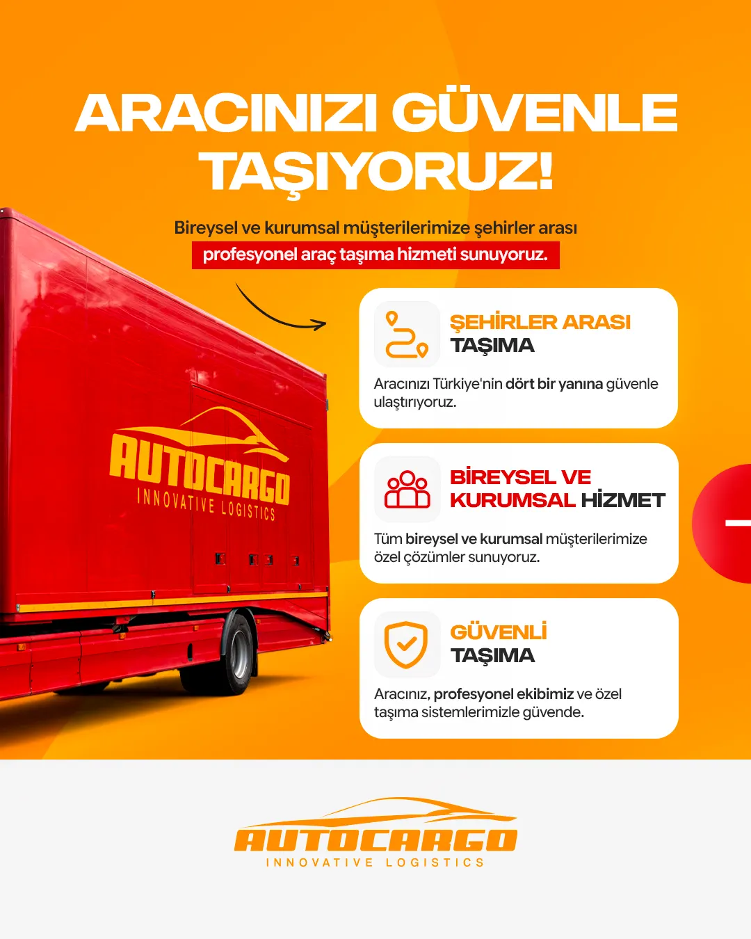 AutoCargo sosyal medya tasarımı 2