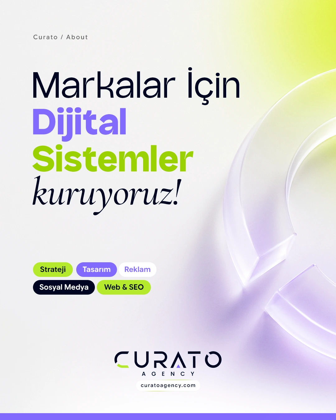 Curato Agency sosyal medya tasarımı 2