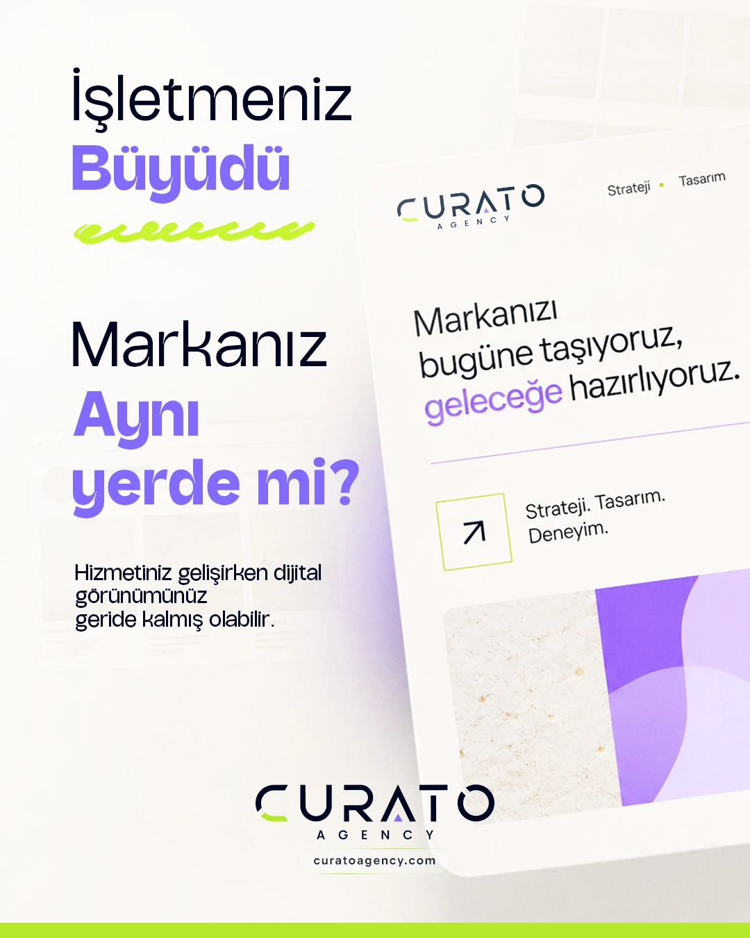 Curato Agency sosyal medya tasarımı 6